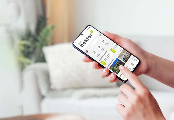 Application mobile agent immobilier Hektor