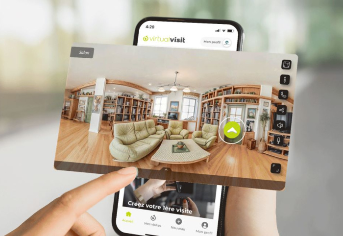 Virtual Visit : L’application incontournable des agents immobiliers évolue avec l’IA et un design repensé 