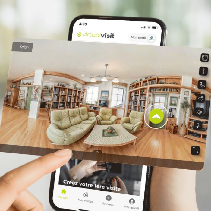 Virtual Visit : L’application incontournable des agents immobiliers évolue avec l’IA et un design repensé 